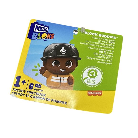 Mega Bloks Fisher Price Toddler Building Blocks Freddy Fire Truck Block Buddies - Picture 6 of 7